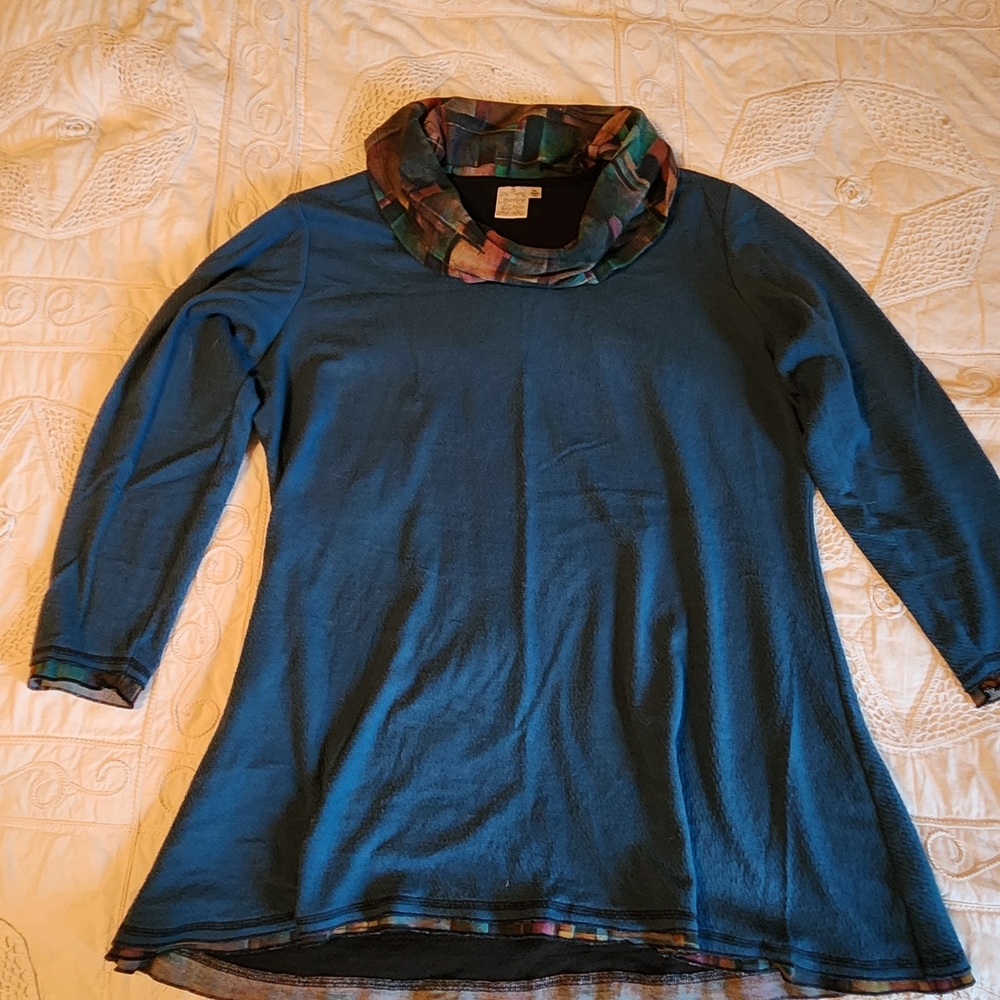 Parsley & Sage Colorful Patterned Top